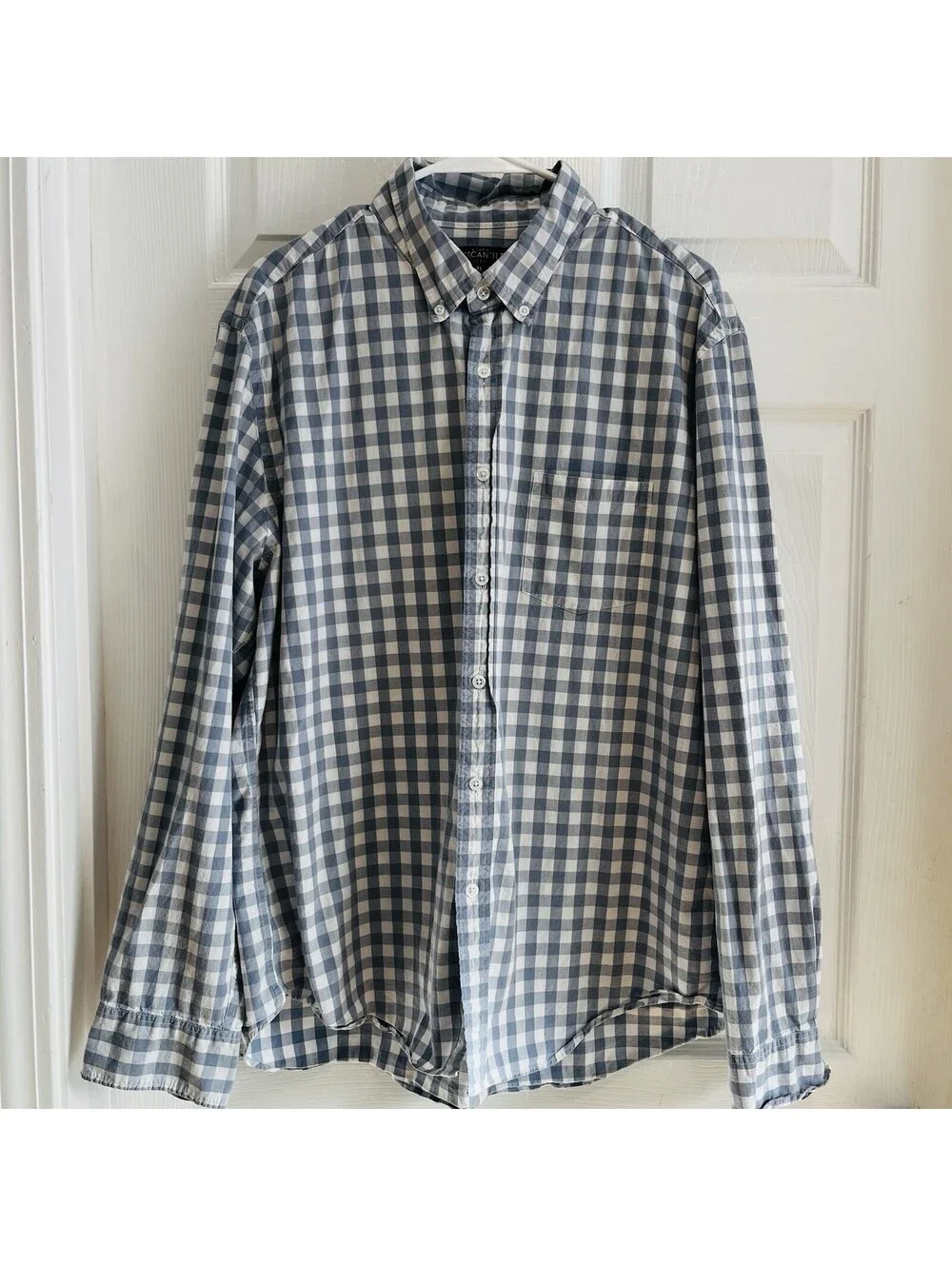 J Crew Shirt XL Mercantile Flex Office Work-wear Button Up Collared Dress Tee